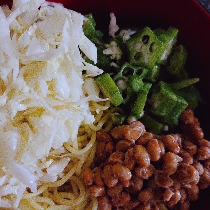 ネバネバラーメンサラダ レシピ 作り方 By 膝小僧 楽天レシピ